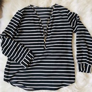 Calvin Klein zip blouse